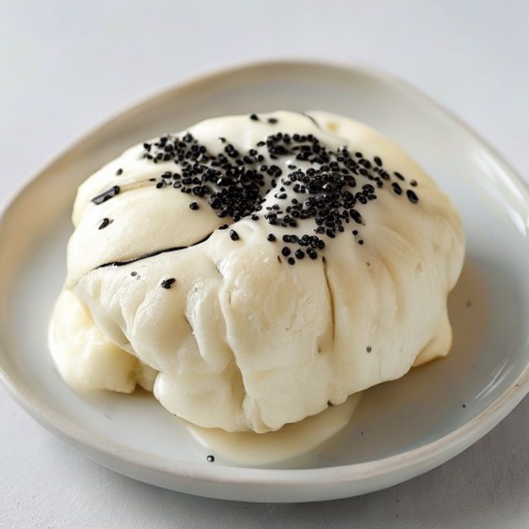 Milk Sesame Paste Bun