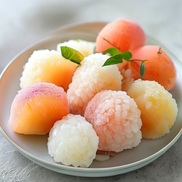 Rainbow Chewy Popping Patties (White Peach & Lychee)