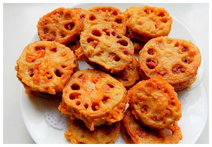 Fried Lotus Root Sandwich