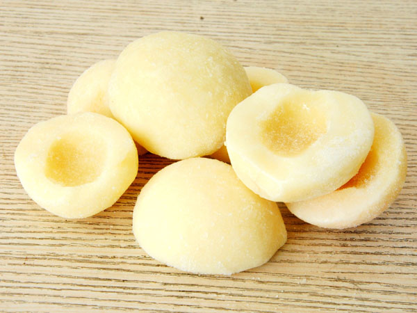 Frozen White Peaches